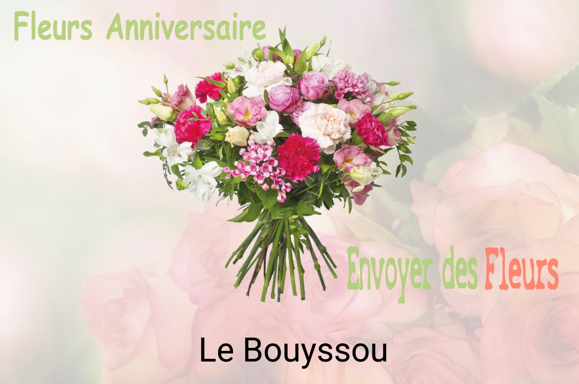 Bouquet de fleurs d’anniversaire livré à Le Bouyssou